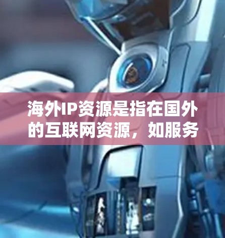 海外IP资源是指在国外的互联网资源，如服务器、网站、工具、数据库等。这些资源可以在国外访问，例如