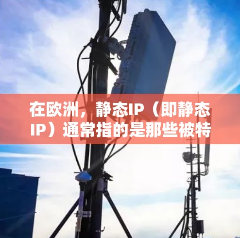 在欧洲，静态IP（即静态IP）通常指的是那些被特定地区或用途永久性占用的IP地址。这些IP地址不会随着时间的推移而改变，因此需要由特定的组织或个人持有