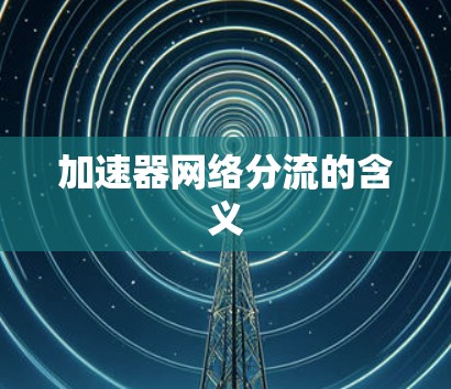 加速器网络分流的含义