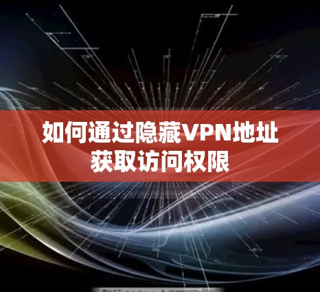 如何通过隐藏VPN地址获取访问权限