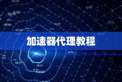 加速器代理教程