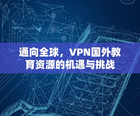 通向全球，VPN国外教育资源的机遇与挑战