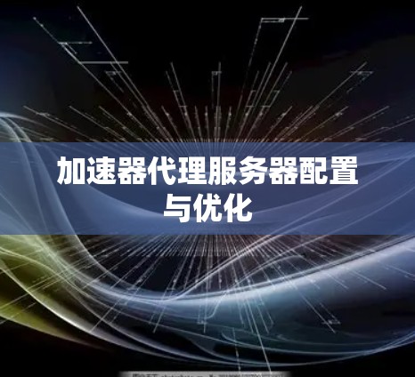 加速器代理服务器配置与优化